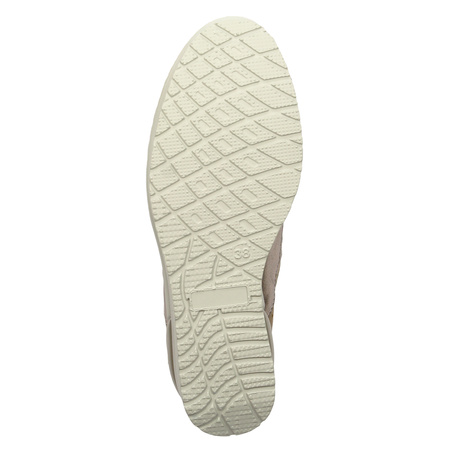 Maciejka Gold Leather Flat Shoes P6508-25/00-1