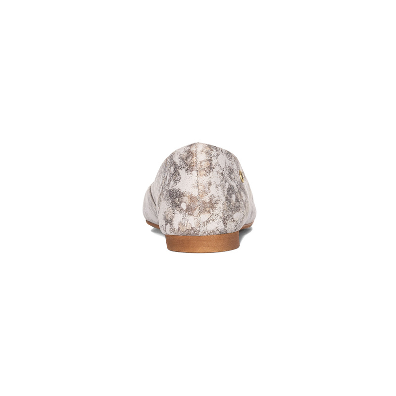 Maciejka Women's Leather Copper White Ballerinas 