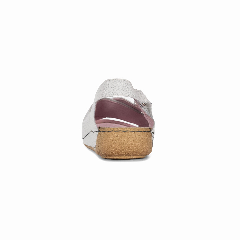 Maciejka Women's Leather White Sandals