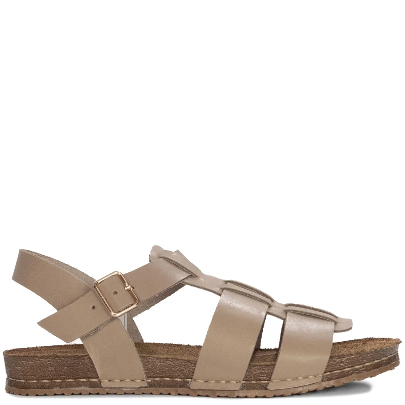 Maciejka Women's Leather Sandals Beige