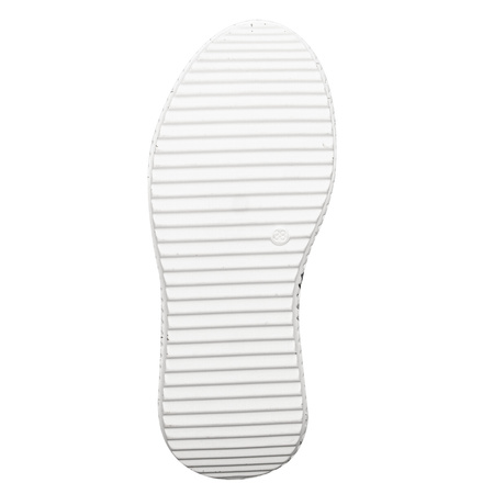 Maciejka Woman's Grey Leather Sneakers