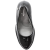 Maciejka Classic Leather Pumps on Block Heel and Platform Black 02629-43-00-1