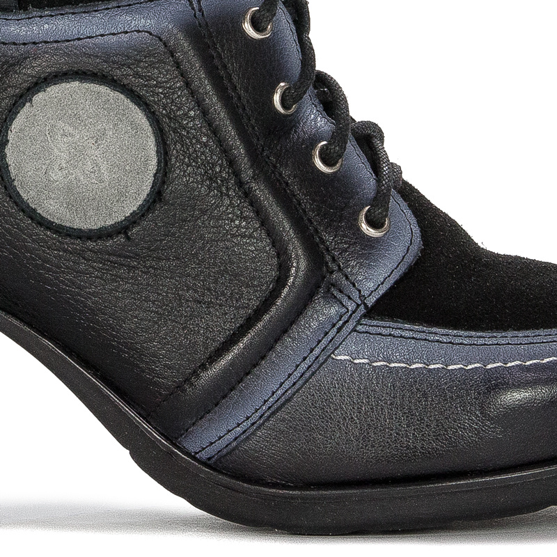 Maciejka Black & White Boots 05599-01/00-7
