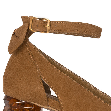 Maciejka Women's Leather Ginger Pumps