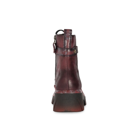 Maciejka Women's Insulated Burgundy Ankle Boots