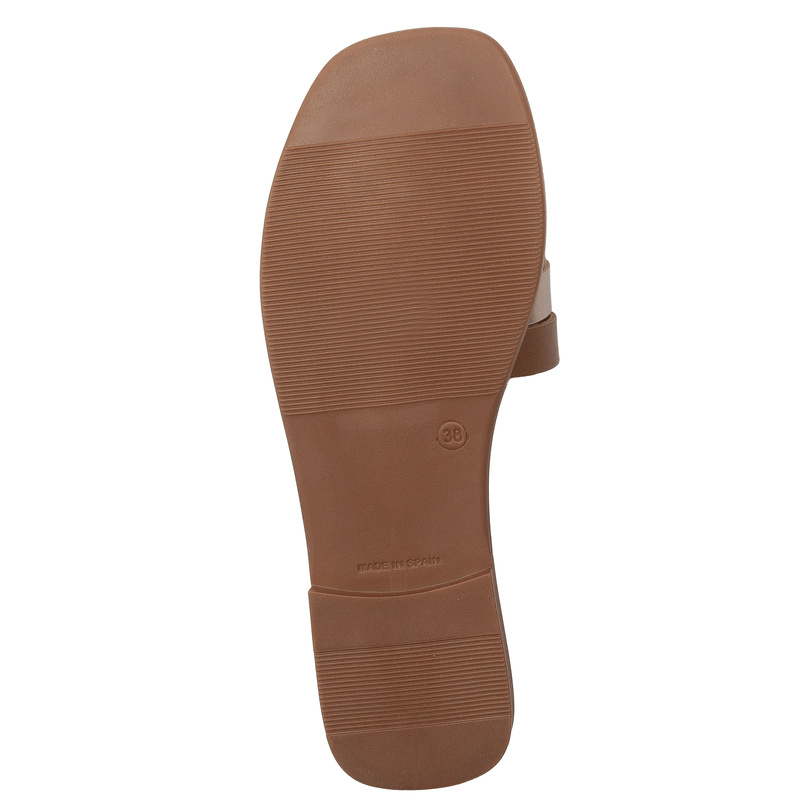 Maciejka Women's Flip-Flops Brown Gold