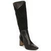 Maciejka Knee-High Boots Leather Patchwork Insulated Black 05784-01/00-8