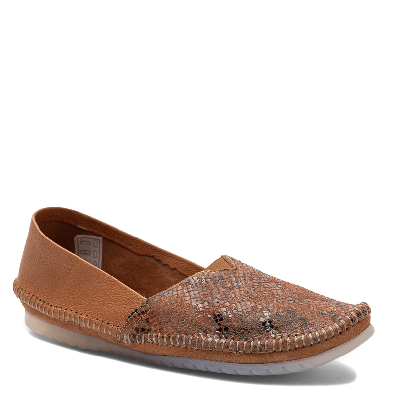 Maciejka Leather Snake Pattern Handmade Orange 1930W-53/00-0
