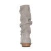 Maciejka Velour Leather Knee-High Boots Light Ash Grey 05057-13/00-6