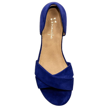 Maciejka Navy Blue Sandals 03615-06/00-5