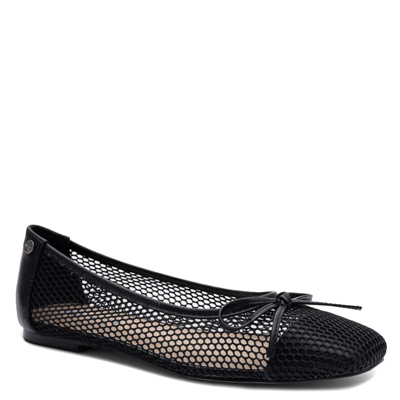 Maciejka Openwork Ballet Flats Almond Toe Black K7512-01/00-1
