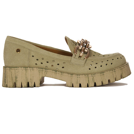 Maciejka Women's Pistachio Flat Shoes