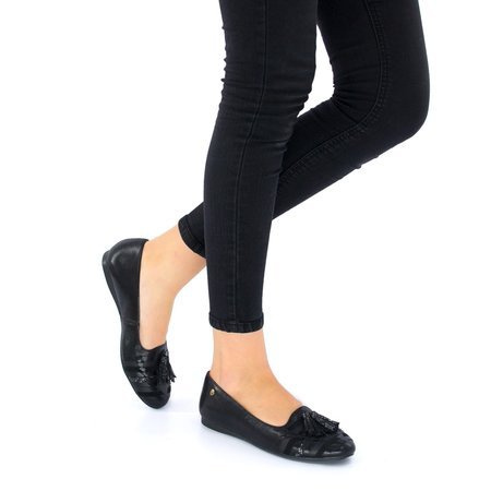 Maciejka Black women's Moccasins