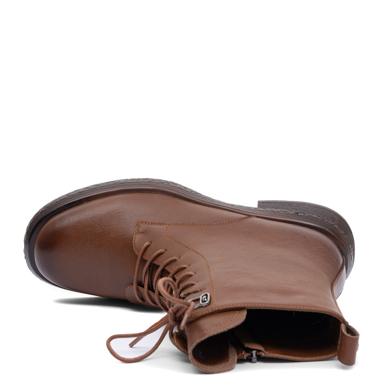 Maciejka Leather Ankle Boots Timeless Elegant Brown K7751-29/00-7