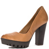 Maciejka Classic Leather Platform Pumps Brown 02629-29/00-1