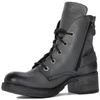 Maciejka Premium Leather Lace-Up Block Heel Boots Graphite 3750S-20/00-3