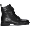 Maciejka Leather Lace-Up Side-Zip Ankle Boots Black N3115-01/00-8