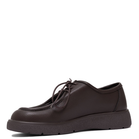 Maciejka Women's Leather Lace-Up Shoes Brown
