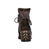 Maciejka Women's Leather Boots Brown + Maroon