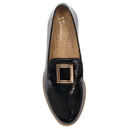 Maciejka lacquered Black Flat Shoes