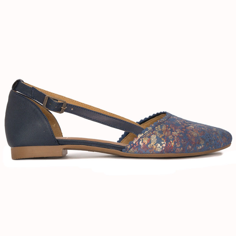 Maciejka Navy Blue Flat Shoes 4972A-17/00-5