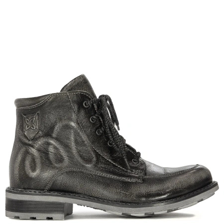Maciejka Women's Leather Boots Ash White