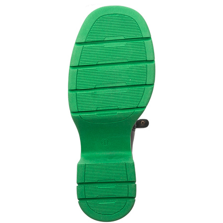 Maciejka Black+Green Boots 05746-09/00-7