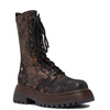 Maciejka Women's Brown and Gold Leather Shoes