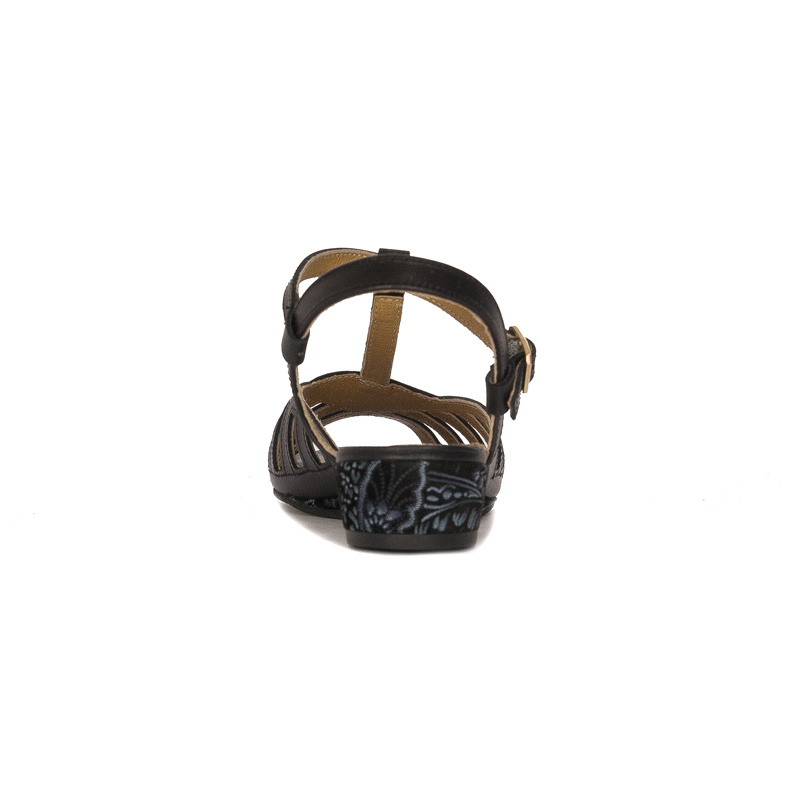Maciejka Leather Black Women's Sandals