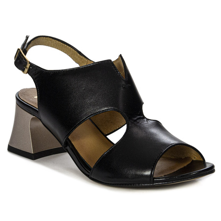 Maciejka Black Sandals 06566-01/00-5