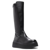 Maciejka Leather Platform Knee-High Boots – Black 07111-01/00-8
