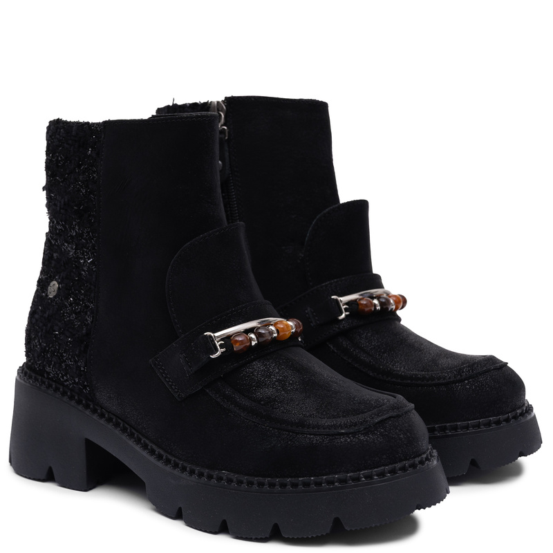 Maciejka Leather Ankle Boots Refined Black 07860-01/00-8