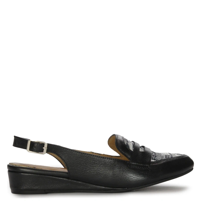 Maciejka Leather Black Women's Sandals 06472-01/00-1