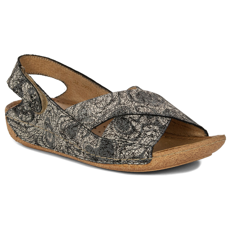 Maciejka Women's Leather Sandals Black