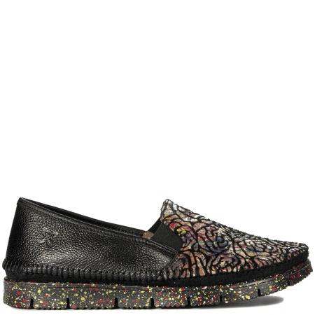 Maciejka Black Multi Wonem's Low Shoes