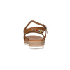 Maciejka brown leather women's espadrilles sandals
