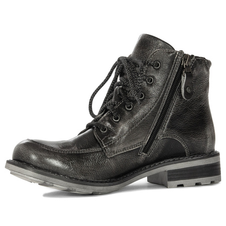Maciejka Women's Leather Boots Ash White