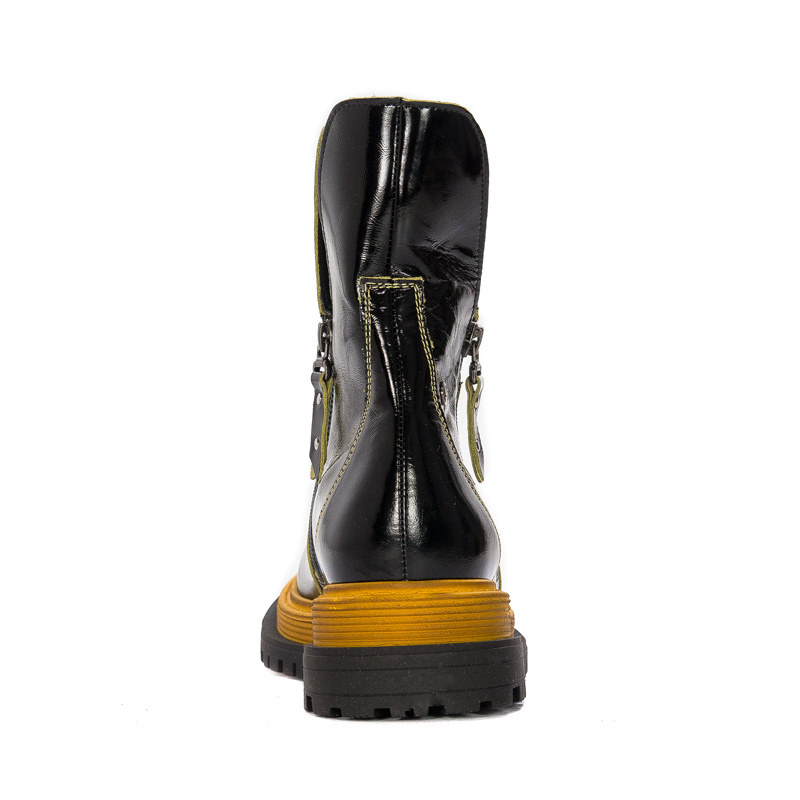 Maciejka Black- Yellow Boots 05747-07/00-7