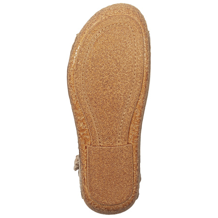Maciejka Women's Leather Sandals Beige + Copper