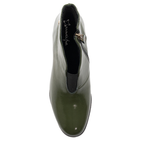 Maciejka Green pattented Boots 04777-44/00-3
