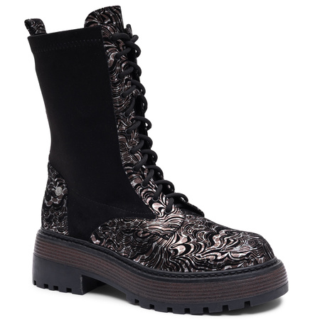 Maciejka Women's Leather Ankle Boots Black K7838-01/00-7