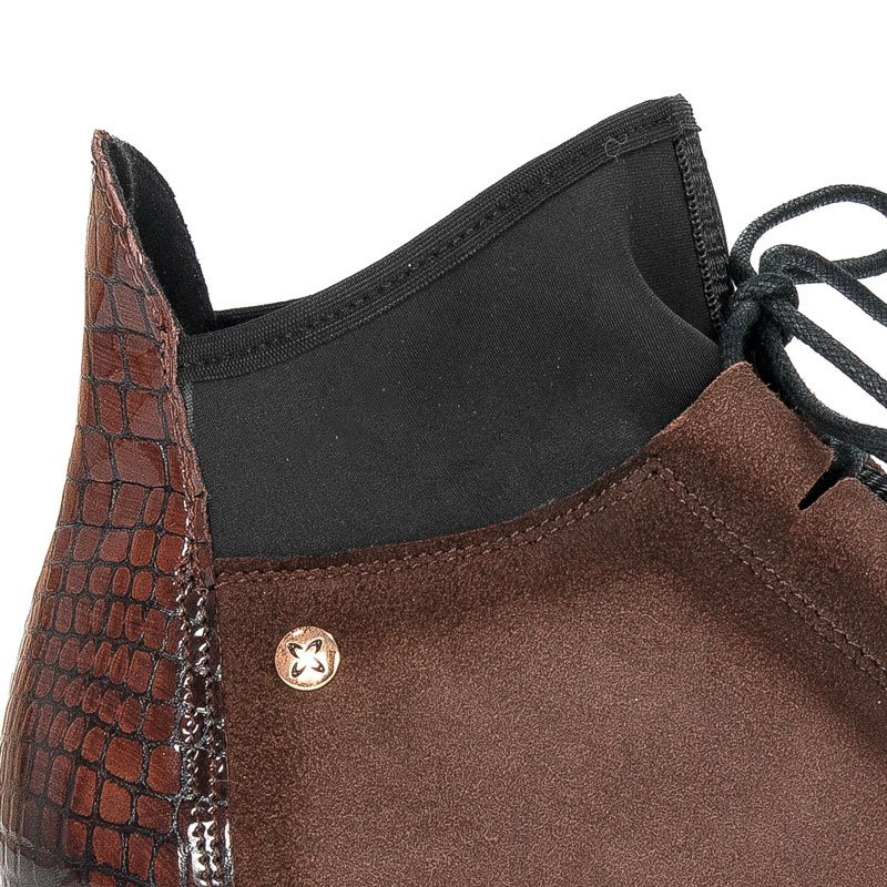 Maciejka leather Brown Lace-up Boots