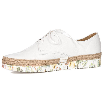 Maciejka White Espadrilles 02936-11/00-5