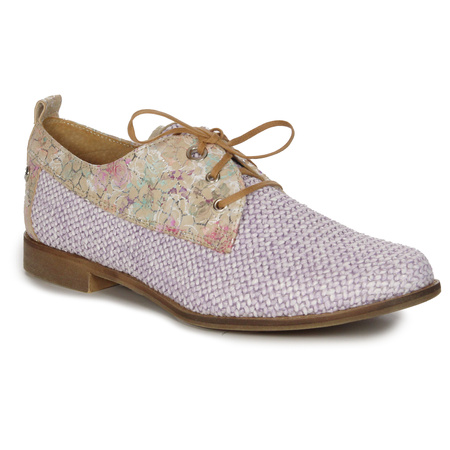 Maciejka Woman's Leather Violet Flat Shoes