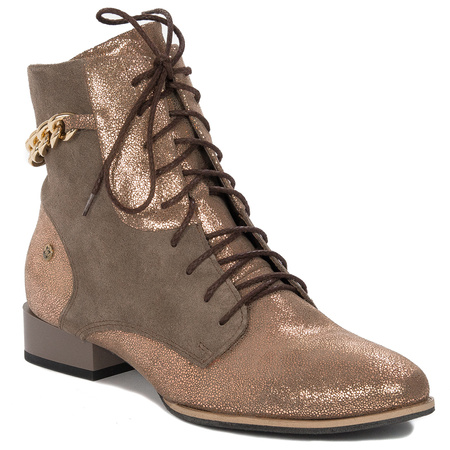 Maciejka 06193-14/00-7 Brown and Cooper Leather Women's Boots 