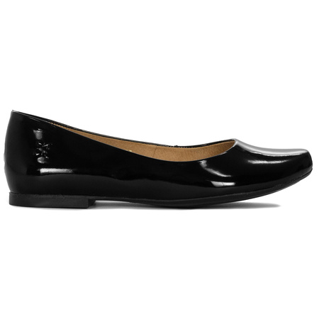 Maciejka Leather Ballerinas Black Patent Leather