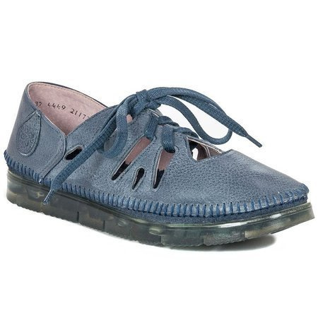 Maciejka 04449-17/00-5 Navy Jeans Low Shoes