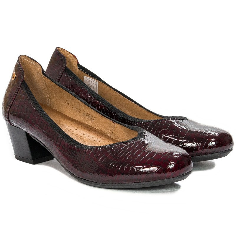 Maciejka Maroon Pumps 04802-23/00-1