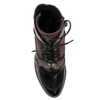 Maciejka burgundy Lace-up Boots