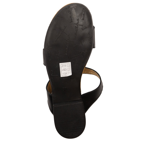 Maciejka Black Women's Slides